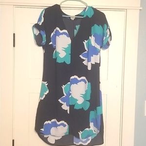 Floral shift dress